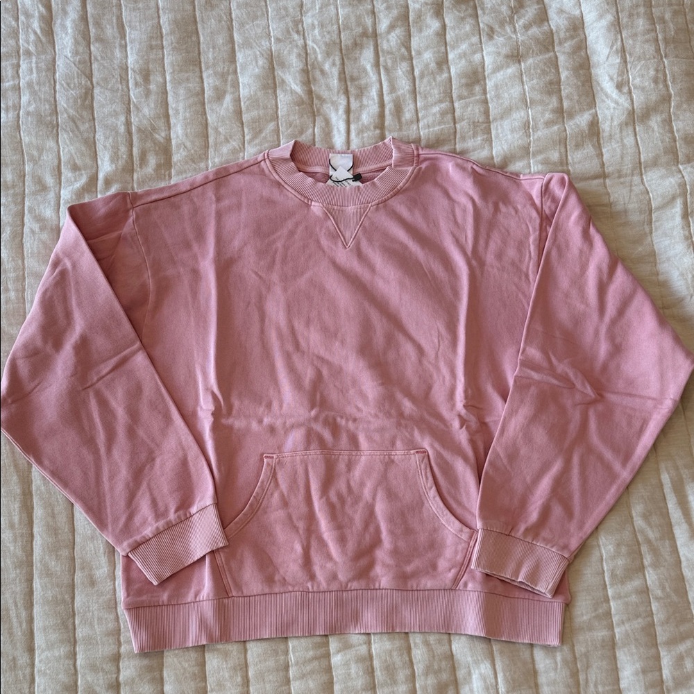 PTULA Vintage Wash Crewneck - Sugarplum